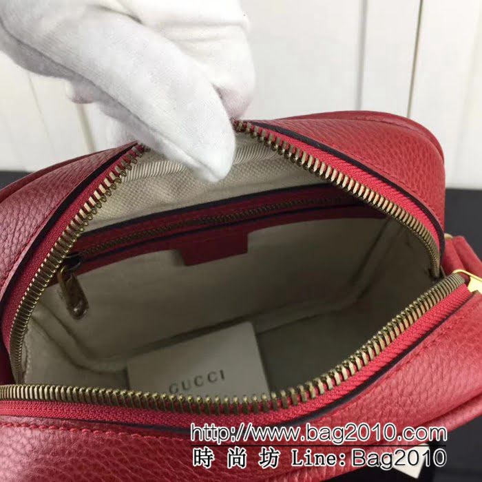 GUCCI古馳原單 新款專櫃品質原單貨實物實拍523591 大紅 男單肩斜挎包 HY1159